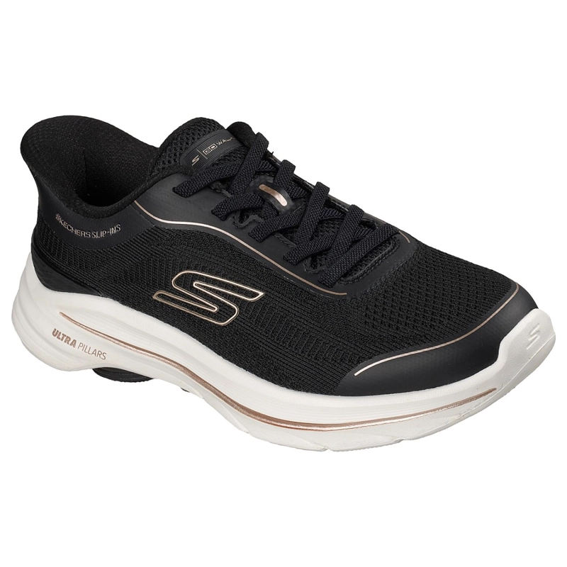 ZAPATILLAS SKECHERS MUJER SLIP-INS GO WALK 8 RYLEE NEGRO - 2