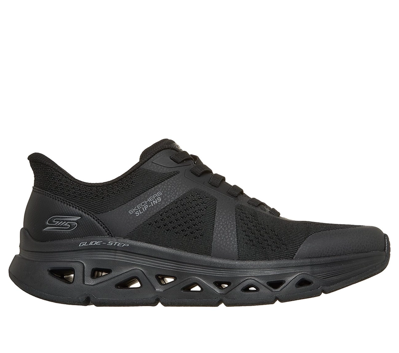 ZAPATILLAS SKECHERS HOMBRE SLIP-INS BOBS ARC WAVES NEGRO - 1