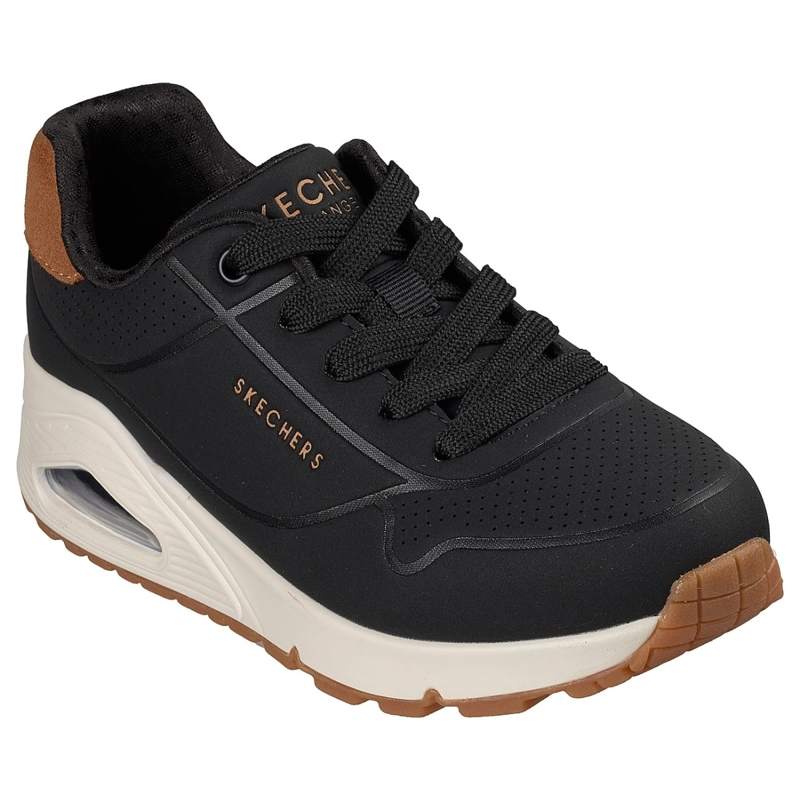 ZAPATILLAS SKECHERS NIÑO UNO GEN1 NEGRO - 2