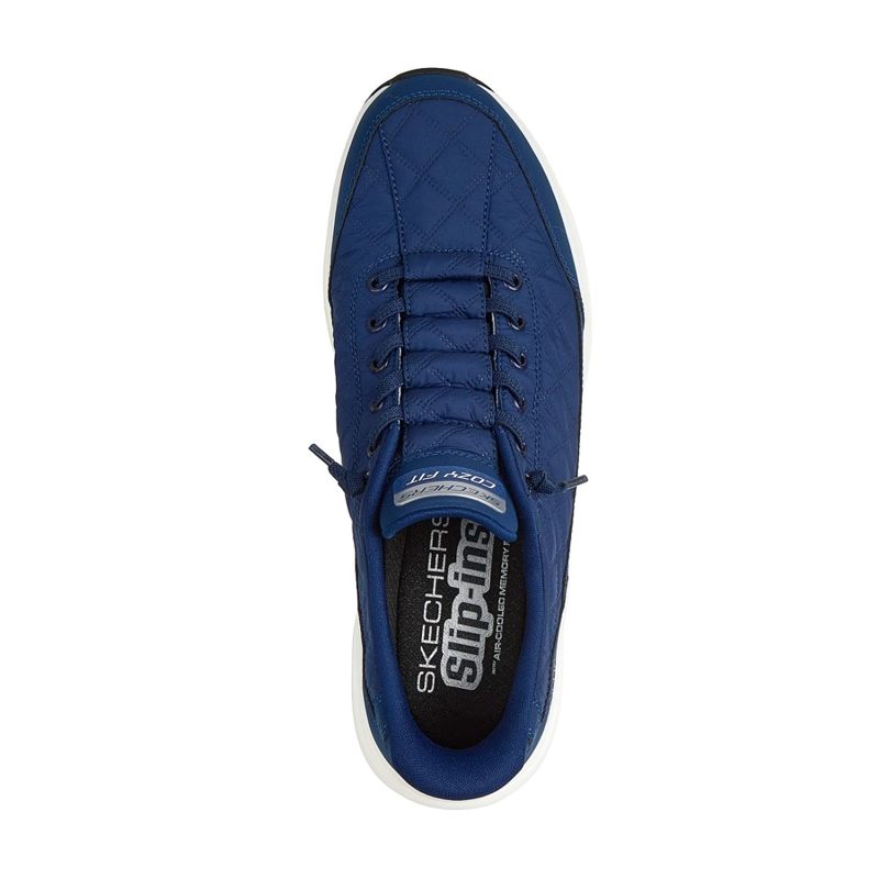 ZAPATILLAS SKECHERS HOMBRE SLIP-INS CONTOUR FOAM AZUL - 2