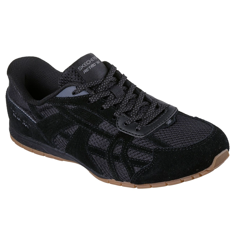 ZAPATILLAS SKECHERS MUJER SLIP-INS RETRO LITE OSHARE NEGRO - 5