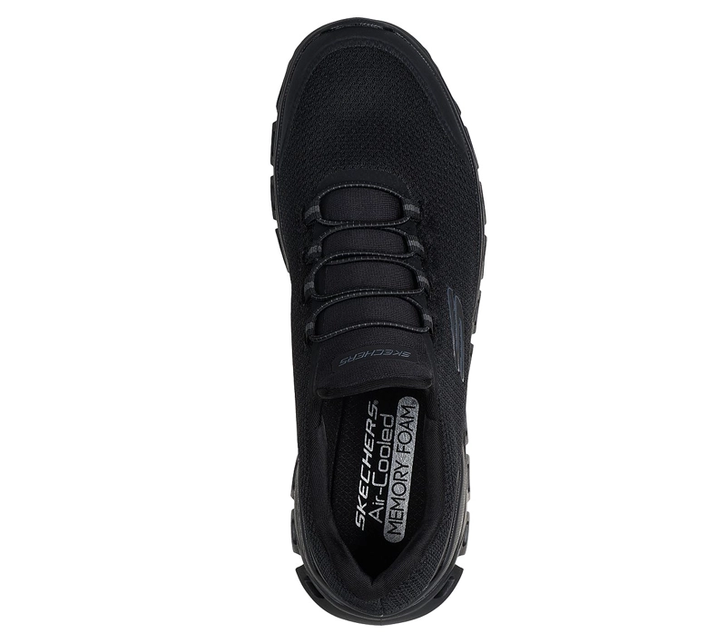 ZAPATILLAS SKECHERS HOMBRE SLIP-INS GLIDE-STEP NOLTEK NEGRO - 2