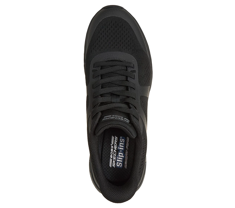 ZAPATILLAS SKECHERS HOMBRE SLIP-INS BOBS ARC WAVES NEGRO - 2
