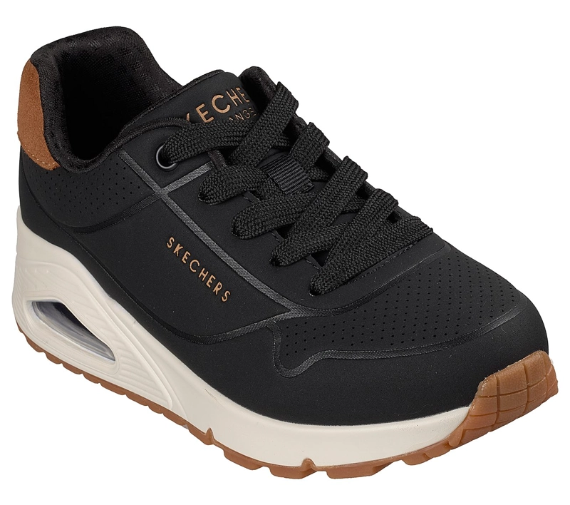 ZAPATILLAS SKECHERS NIÑO UNO GEN1 NEGRO - 2