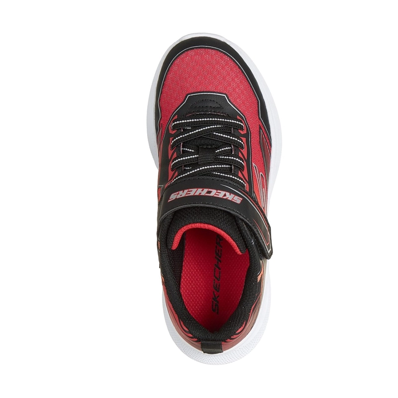 ZAPATILLAS SKECHERS NIÑO MICROSPEC VELOCITY GRID-DRIFT NEGRO - 2