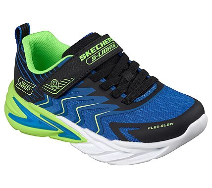 ZAPATILLAS SKECHERS NIÑO S-LIGHTS FLEX-GLOW ULTRA NEGRO - 7