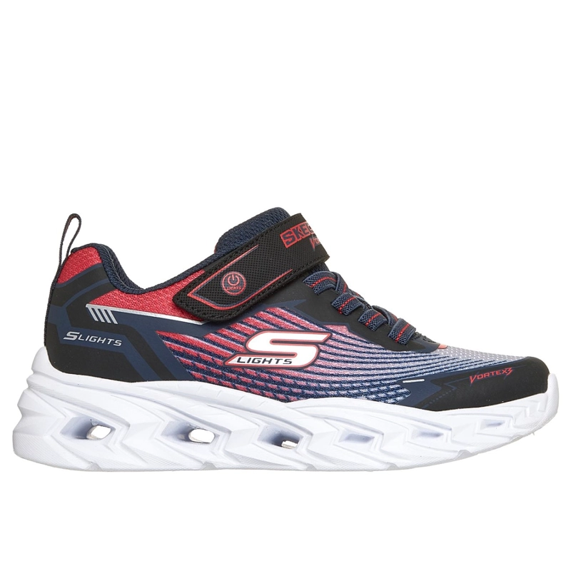 ZAPATILLAS SKECHERS NIÑO S-LIGHTS VORTEX 3.0 NEGRO - 1