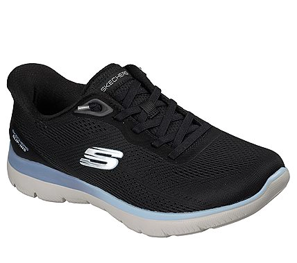 ZAPATILLAS SKECHERS MUJER SLIP-INS SUMMITS NEGRO - 4