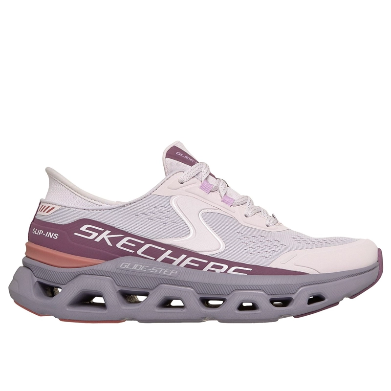 ZAPATILLAS SKECHERS MUJER SLIP-INS GLIDE-STEP ALTUS MORADO - 1