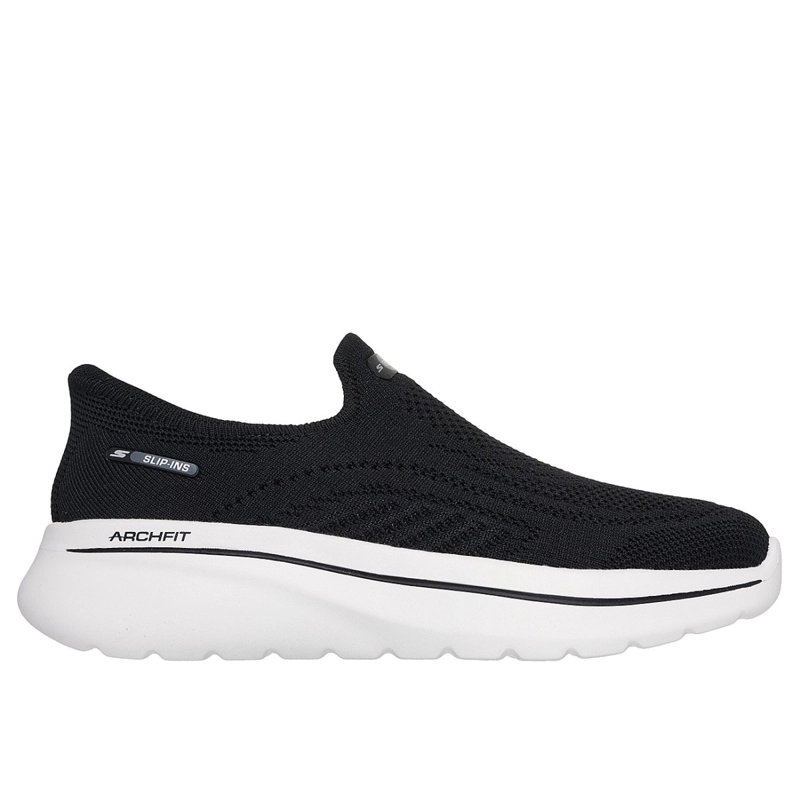 ZAPATILLAS SKECHERS MUJER SLIP-INS RELAXED FIT GO WALK NEGRO - 1