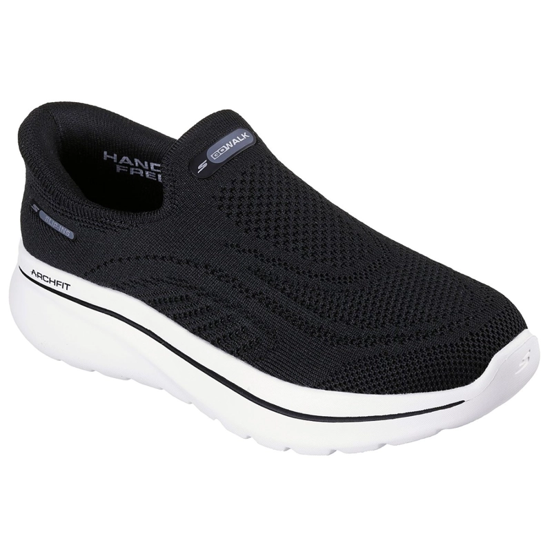 ZAPATILLAS SKECHERS MUJER SLIP-INS RELAXED FIT GO WALK NEGRO - 5