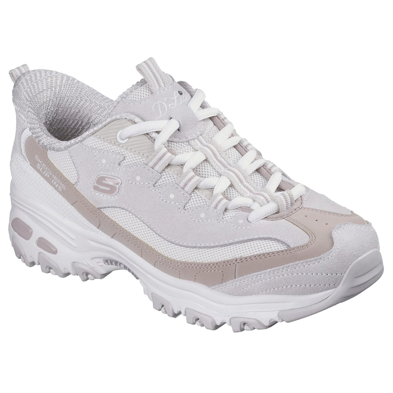 ZAPATILLAS SKECHERS MUJER SLIP-INS DLITES VINTAGE HAZE BEIGE - 2