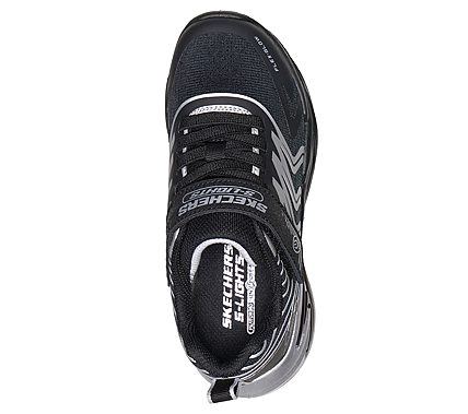ZAPATILLAS SKECHERS NIÑO S-LIGHTS FLEX-GLOW ULTRA NEGRO - 1
