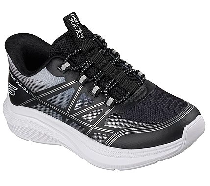 ZAPATILLAS SKECHERS NIÑO SLIP-INS MICROSPEC VELOCITY NEGRO - 1