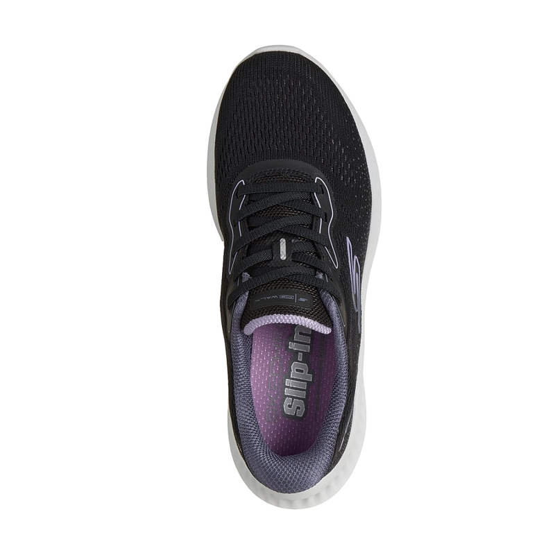 ZAPATILLAS SKECHERS MUJER SLIP-INS GO WALK NOW PARKER NEGRO - 2