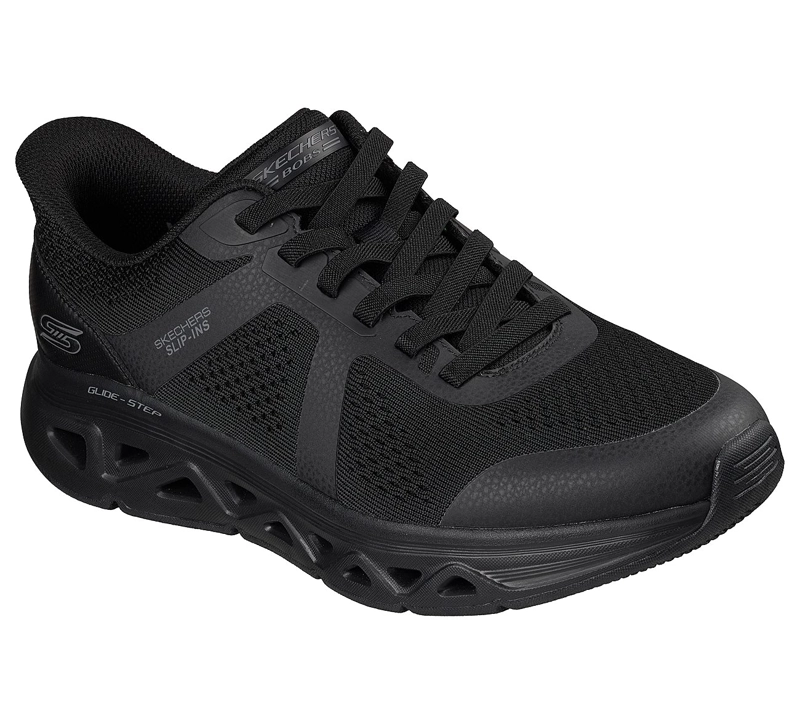 ZAPATILLAS SKECHERS HOMBRE SLIP-INS BOBS ARC WAVES NEGRO - 5