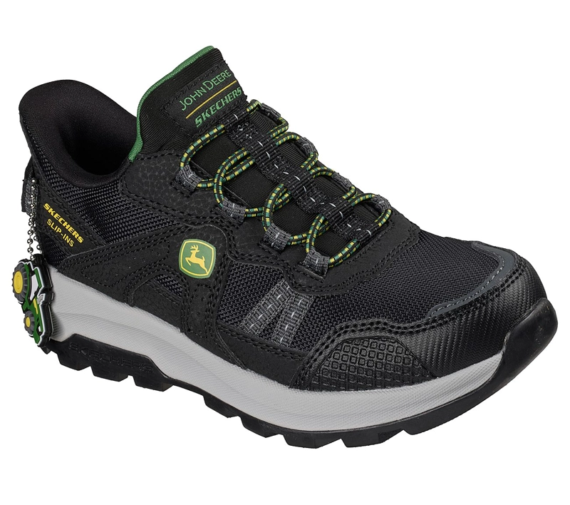 ZAPATILLAS SKECHERS NIÑO SLIP-INS JOHN DEERE STORM NEGRO - 5