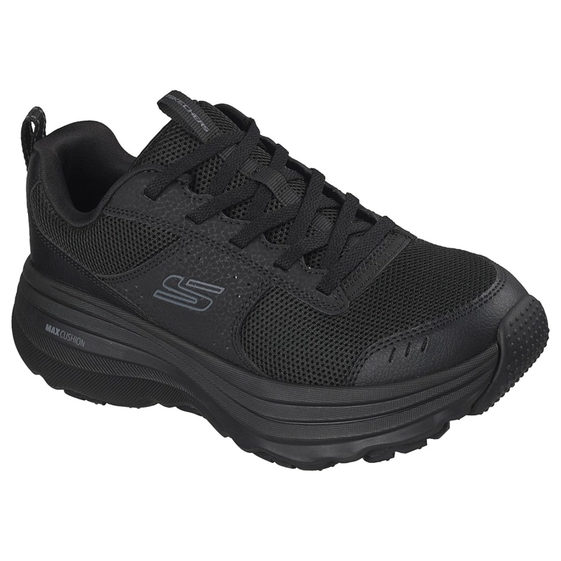 ZAPATILLAS SKECHERS MUJER RELAXED FIT MAX CUSHIONING NEGRO - 2