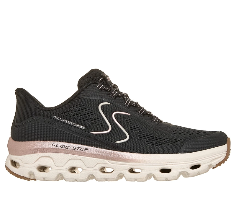 ZAPATILLAS SKECHERS MUJER SLIP-INS GLIDE-STEP SOLE NEGRO - 1