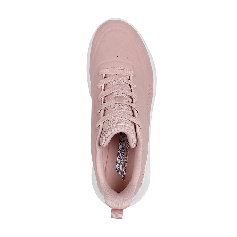 ZAPATILLAS SKECHERS MUJER BOBS SPORT SQUAD WAVES ROSADO - 3