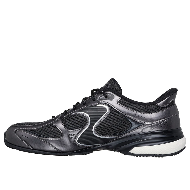 ZAPATILLAS SKECHERS MUJER SLIP-INS EXHILARATE NEGRO - 4