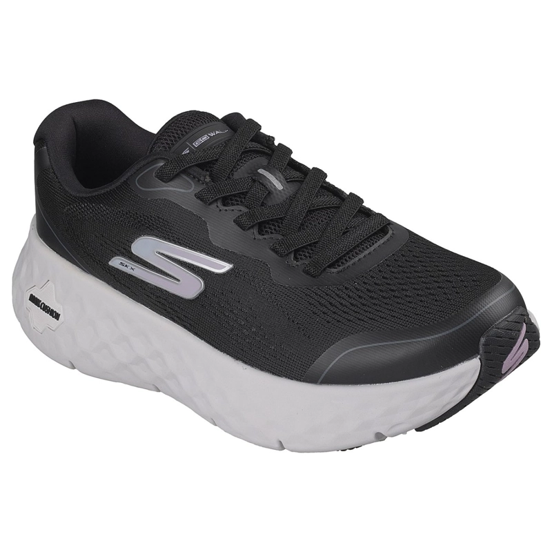 ZAPATILLAS SKECHERS MUJER GO WALK MAX CUSHIONING FLEX NEGRO - 2