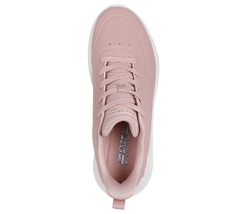 ZAPATILLAS SKECHERS MUJER BOBS SPORT SQUAD WAVES ROSADO - 3