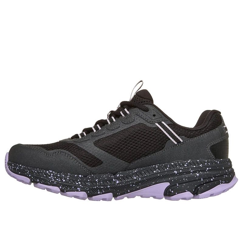 ZAPATILLAS SKECHERS MUJER WATERPROOF GO RUN TRAIL NEGRO - 4