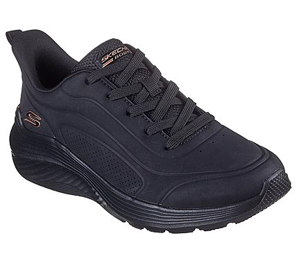ZAPATILLAS SKECHERS MUJER BOBS SPORT SQUAD WAVES NEGRO - 4