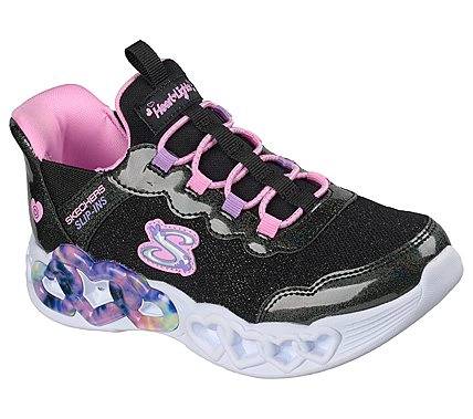 ZAPATILLAS SKECHERS NIÑA SLIP-INS INFINITE HEART NEGRO - 1