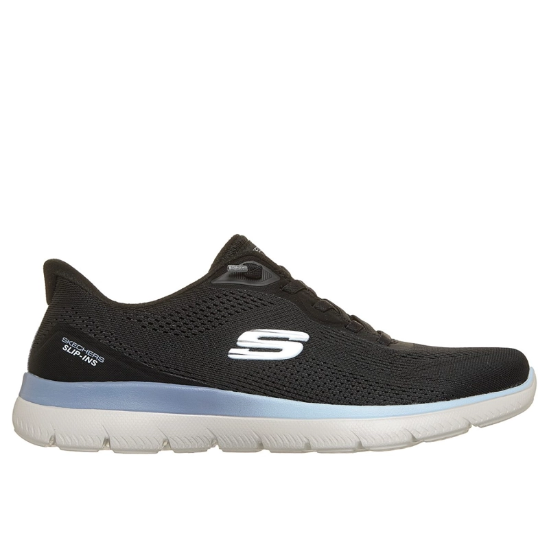 ZAPATILLAS SKECHERS MUJER SLIP-INS SUMMITS NEGRO - 1