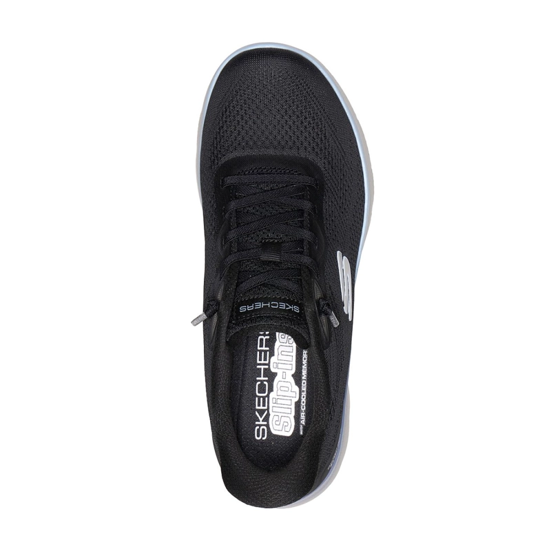ZAPATILLAS SKECHERS MUJER SLIP-INS SUMMITS NEGRO - 2