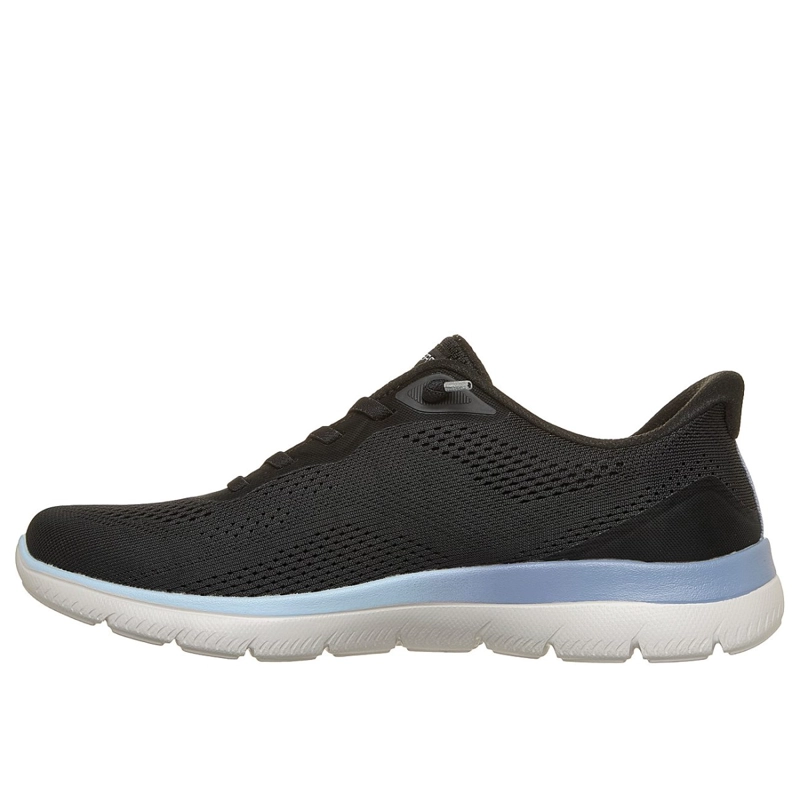 ZAPATILLAS SKECHERS MUJER SLIP-INS SUMMITS NEGRO - 4