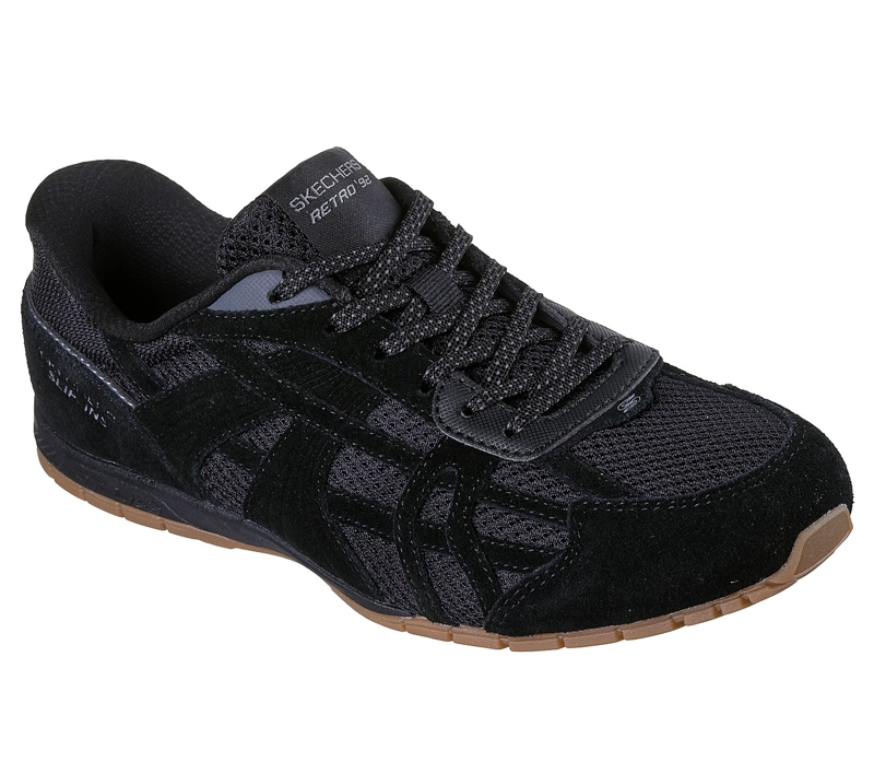 ZAPATILLAS SKECHERS MUJER SLIP-INS RETRO LITE OSHARE NEGRO - 5