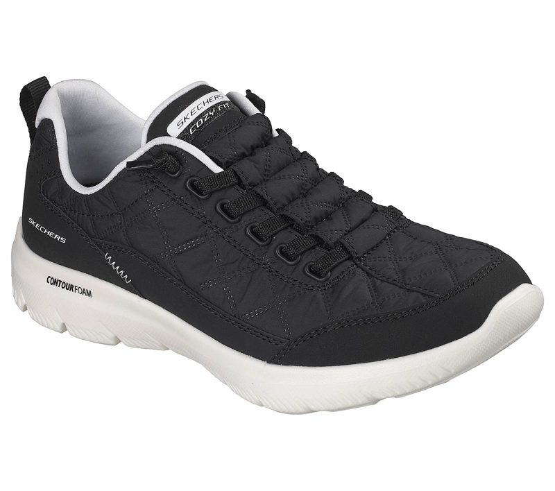 ZAPATILLAS SKECHERS MUJER SLIP-INS SUMMITS CONTOUR NEGRO - 5