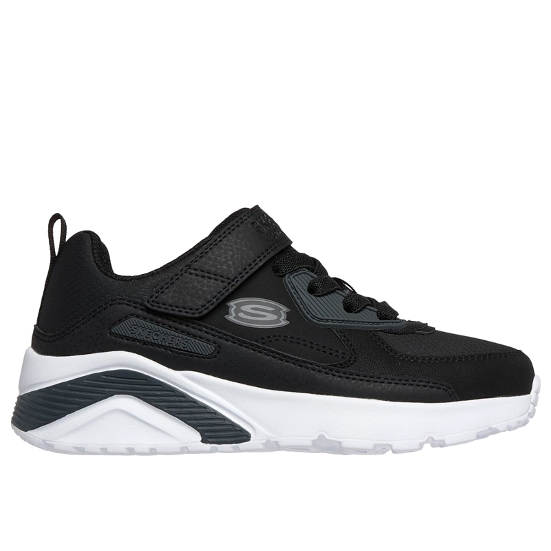 ZAPATILLAS SKECHERS NIÑO UNO LITE REVIVAL-EDGE NEGRO - 1