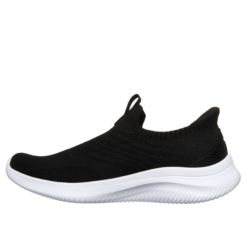 ZAPATILLAS SKECHERS MUJER SLIP-INS ULTRA FLEX 4.0 NEGRO - 4