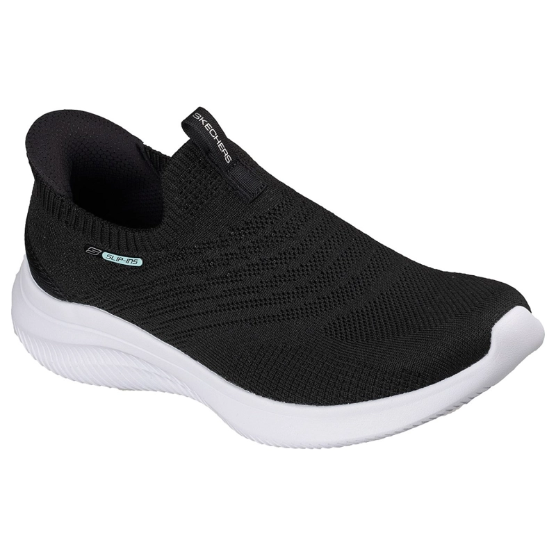ZAPATILLAS SKECHERS MUJER SLIP-INS ULTRA FLEX 4.0 NEGRO - 5