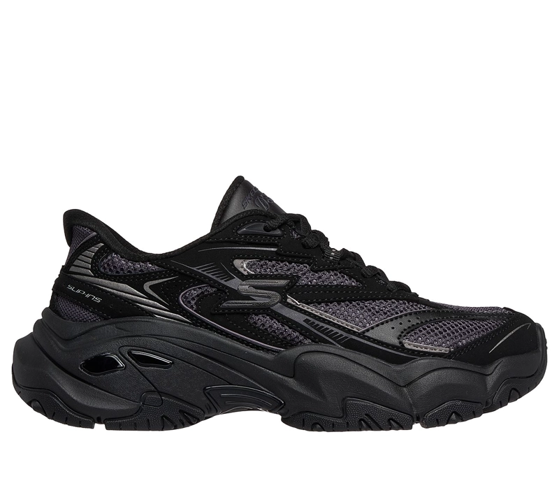 ZAPATILLAS SKECHERS MUJER SLIP-INS DLITES 6.0 NEGRO - 1