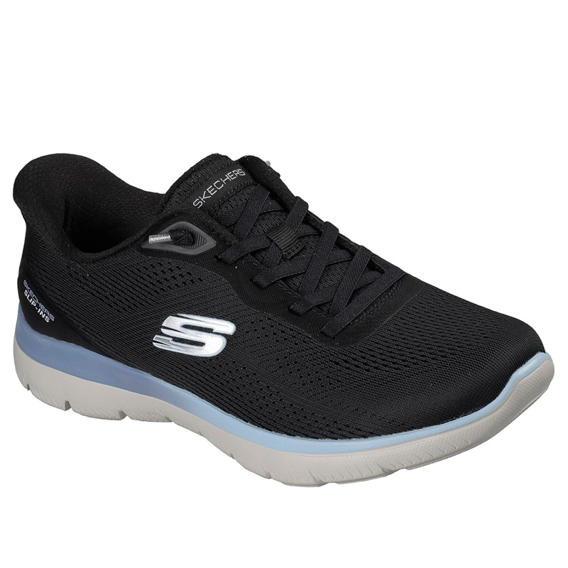 ZAPATILLAS SKECHERS MUJER SLIP-INS SUMMITS NEGRO - 5