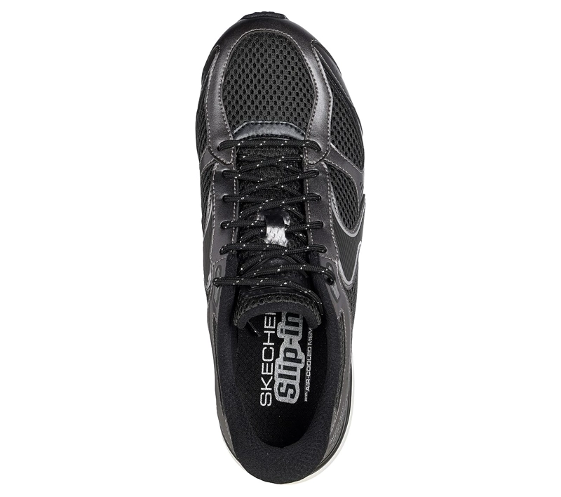 ZAPATILLAS SKECHERS MUJER SLIP-INS EXHILARATE NEGRO - 2