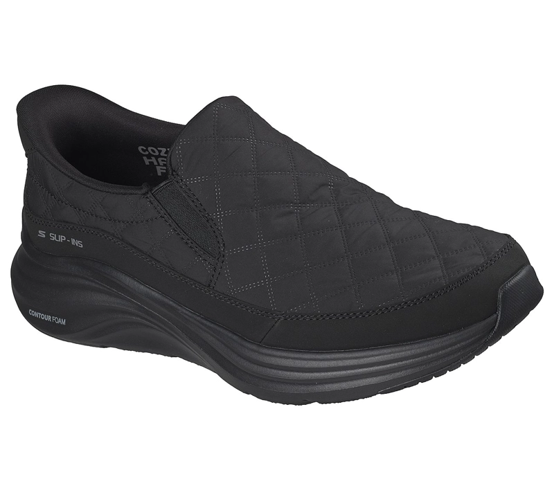 ZAPATILLAS SKECHERS HOMBRE SLIP-INS CONTOUR FOAM NEGRO - 5