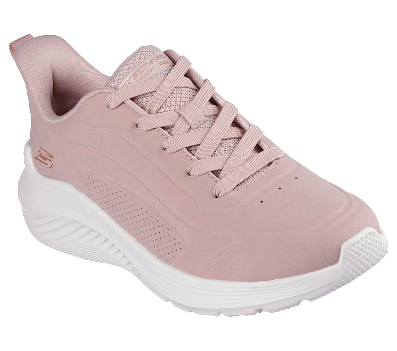 ZAPATILLAS SKECHERS MUJER BOBS SPORT SQUAD WAVES ROSADO - 6