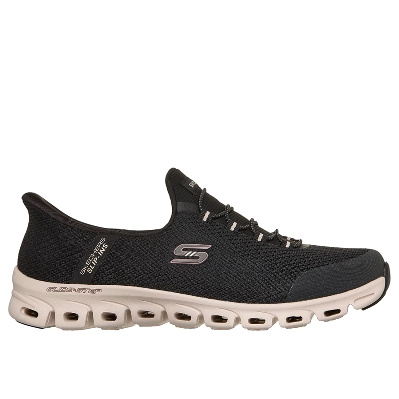 ZAPATILLAS SKECHERS MUJER SLIP-INS GLIDE-STEP VIBEY NEGRO - 1