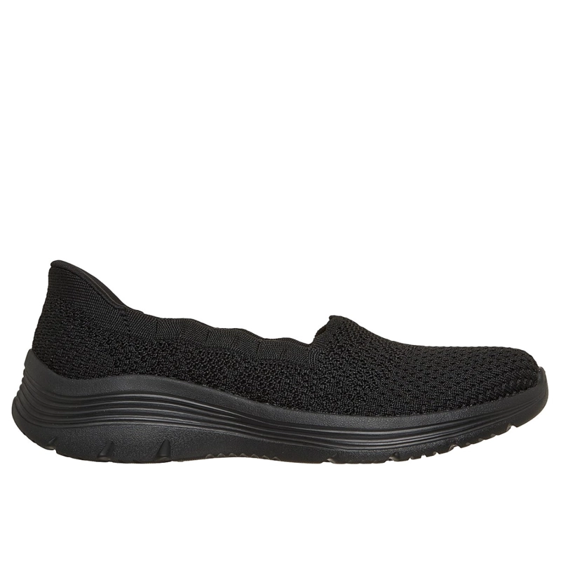 ZAPATILLAS SKECHERS MUJER SLIP-INS BEDFORD NEGRO - 1