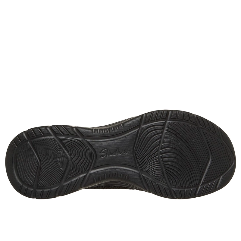 ZAPATILLAS SKECHERS MUJER SLIP-INS BEDFORD NEGRO - 3