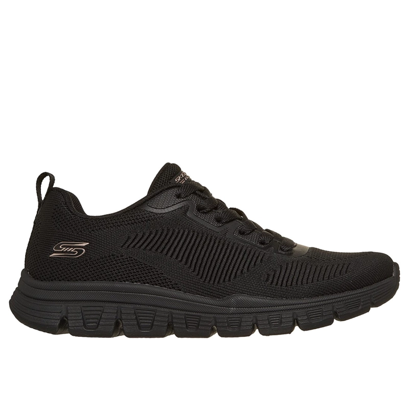 ZAPATILLAS SKECHERS MUJER SLIP-INS BOBS B LITE NEGRO - 1