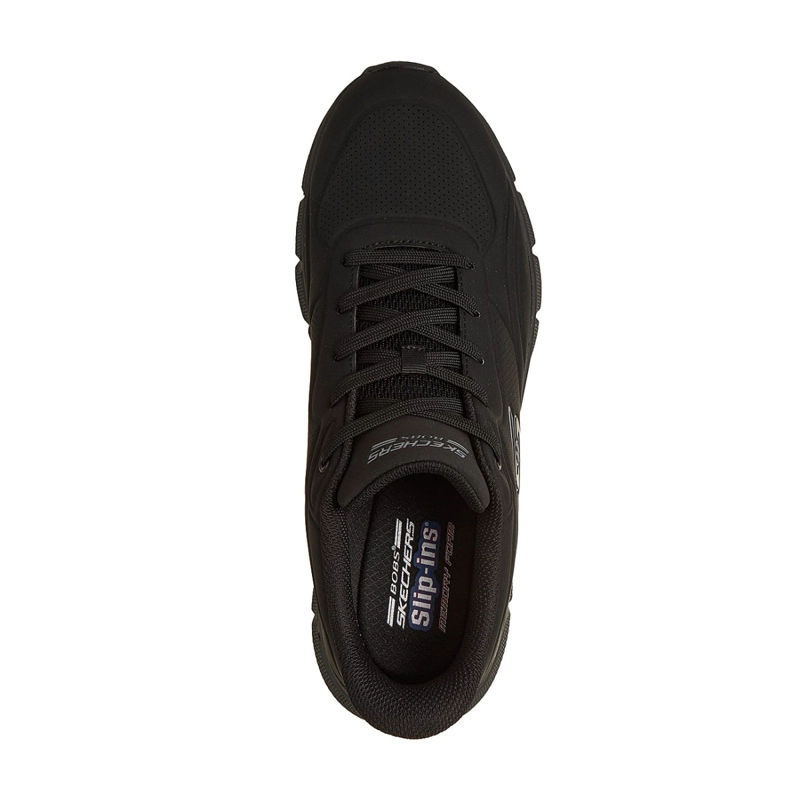 ZAPATILLAS SKECHERS HOMBRE SLIP-INS BOBS B FLEX SMOOTH NEGRO - 2