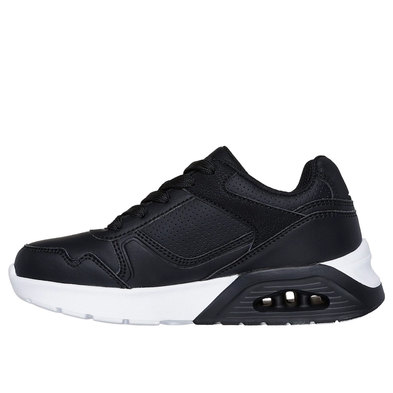 ZAPATILLAS SKECHERS NIÑO UNO LITE 2.0 NEGRO - 4
