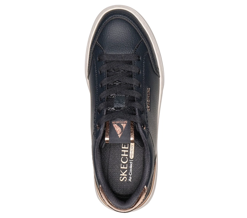 ZAPATILLAS SKECHERS MUJER CENTRAL EVERYDAY ICON NEGRO - 2